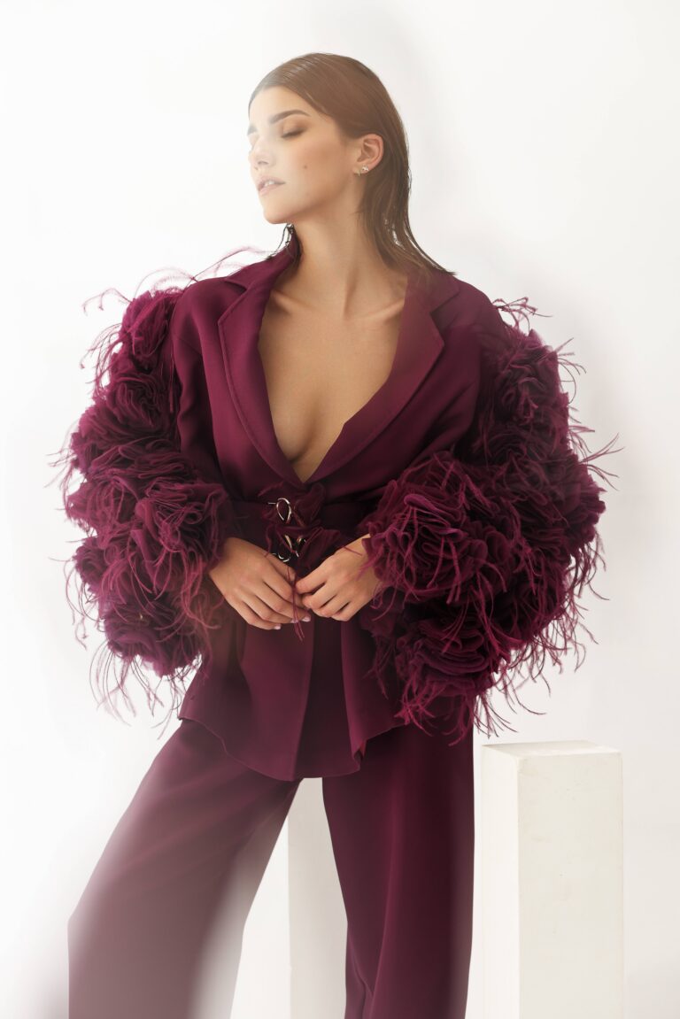 Burgundy Blazer